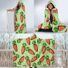 Carrot Print Pattern Hooded Blanket-grizzshop