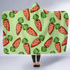 Carrot Print Pattern Hooded Blanket-grizzshop