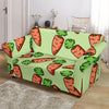 Carrot Print Pattern Loveseat Cover-grizzshop