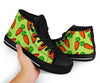 Carrot Print Pattern Men Women's High Top Shoes-grizzshop