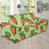 Carrot Print Pattern Sofa Covers-grizzshop