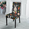 Carrot Rabbit Bunny Pattern Print Chair Cover-grizzshop