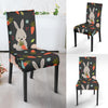 Carrot Rabbit Bunny Pattern Print Chair Cover-grizzshop