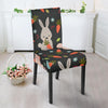 Carrot Rabbit Bunny Pattern Print Chair Cover-grizzshop