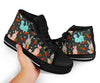 Carrot Rabbit Bunny Pattern Print Men Women's High Top Shoes-grizzshop