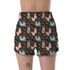 Carrot Rabbit Bunny Pattern Print Women's Shorts-grizzshop