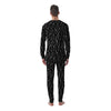 Carrot White And Black Print Pattern Men's Pajamas-grizzshop