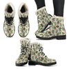 Cartoon Cactus Pattern Print Comfy Winter Boots-grizzshop