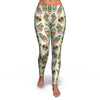 Cartoon Cactus Pattern Print Pattern Women Leggings-grizzshop