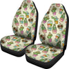 Cartoon Cactus Pattern Print Universal Fit Car Seat Cover-grizzshop