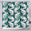 Cartoon Chameleon Pattern Print Bathroom Shower Curtain-grizzshop