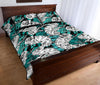 Cartoon Chameleon Pattern Print Bed Set Quilt-grizzshop