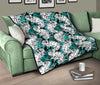 Cartoon Chameleon Pattern Print Quilt-grizzshop