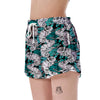 Cartoon Chameleon Pattern Print Women's Shorts-grizzshop