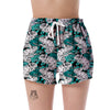 Cartoon Chameleon Pattern Print Women's Shorts-grizzshop