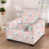 Cartoon Cow Print Armchair Cover-grizzshop