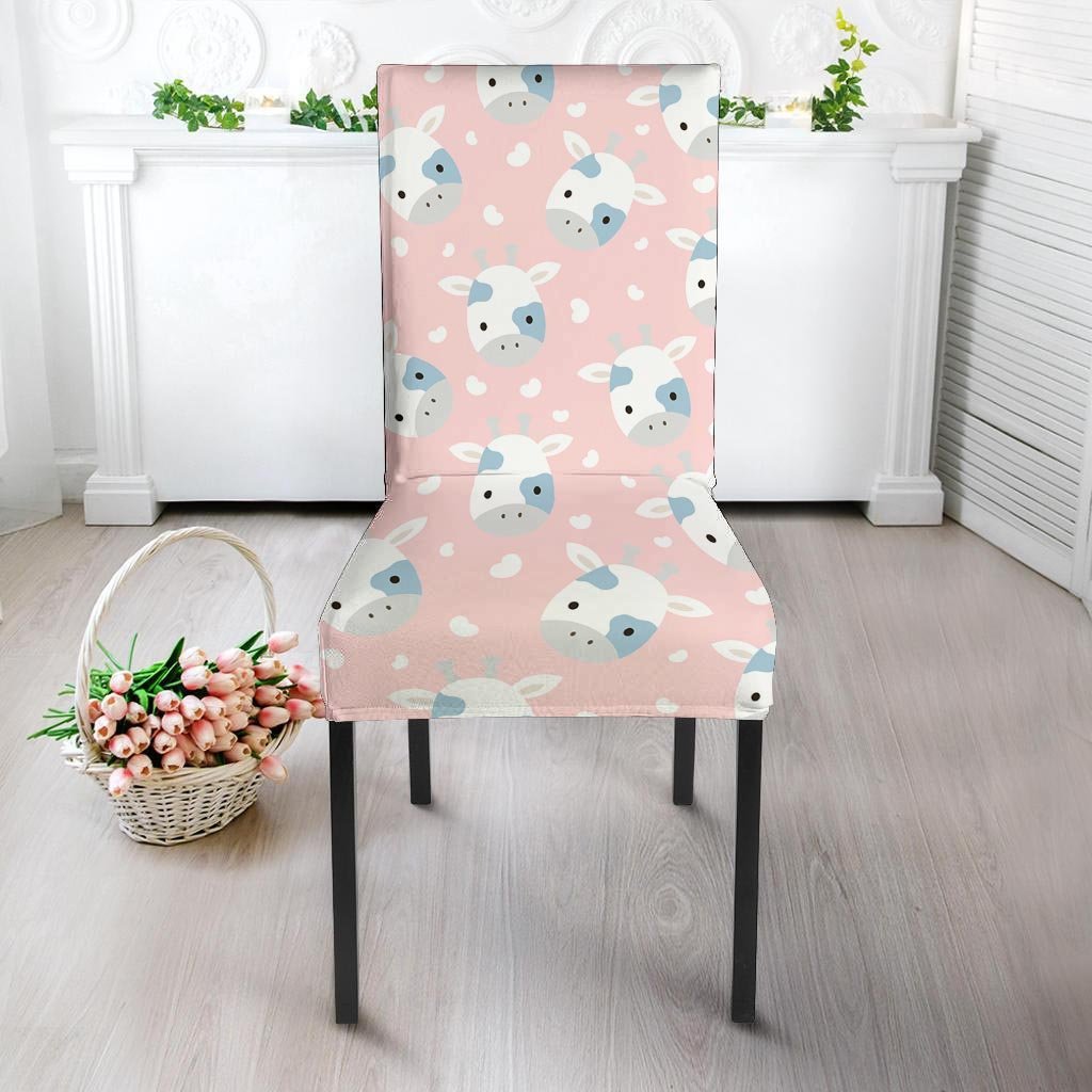 Cartoon Cow Print Chair Cover-grizzshop