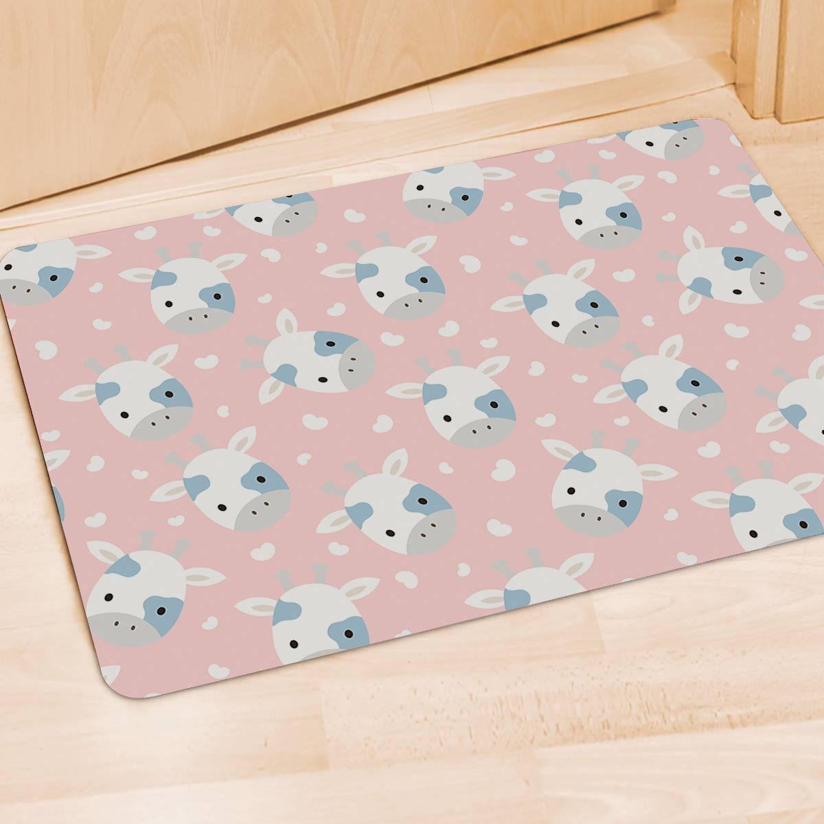 Cartoon Cow Print Door Mat-grizzshop