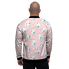 Cartoon Cow Print Men's Bomber Jacket-grizzshop