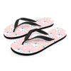 Cartoon Cow Print Men's Flip Flops-grizzshop