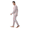 Cartoon Cow Print Men's Pajamas-grizzshop