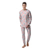 Cartoon Cow Print Men's Pajamas-grizzshop