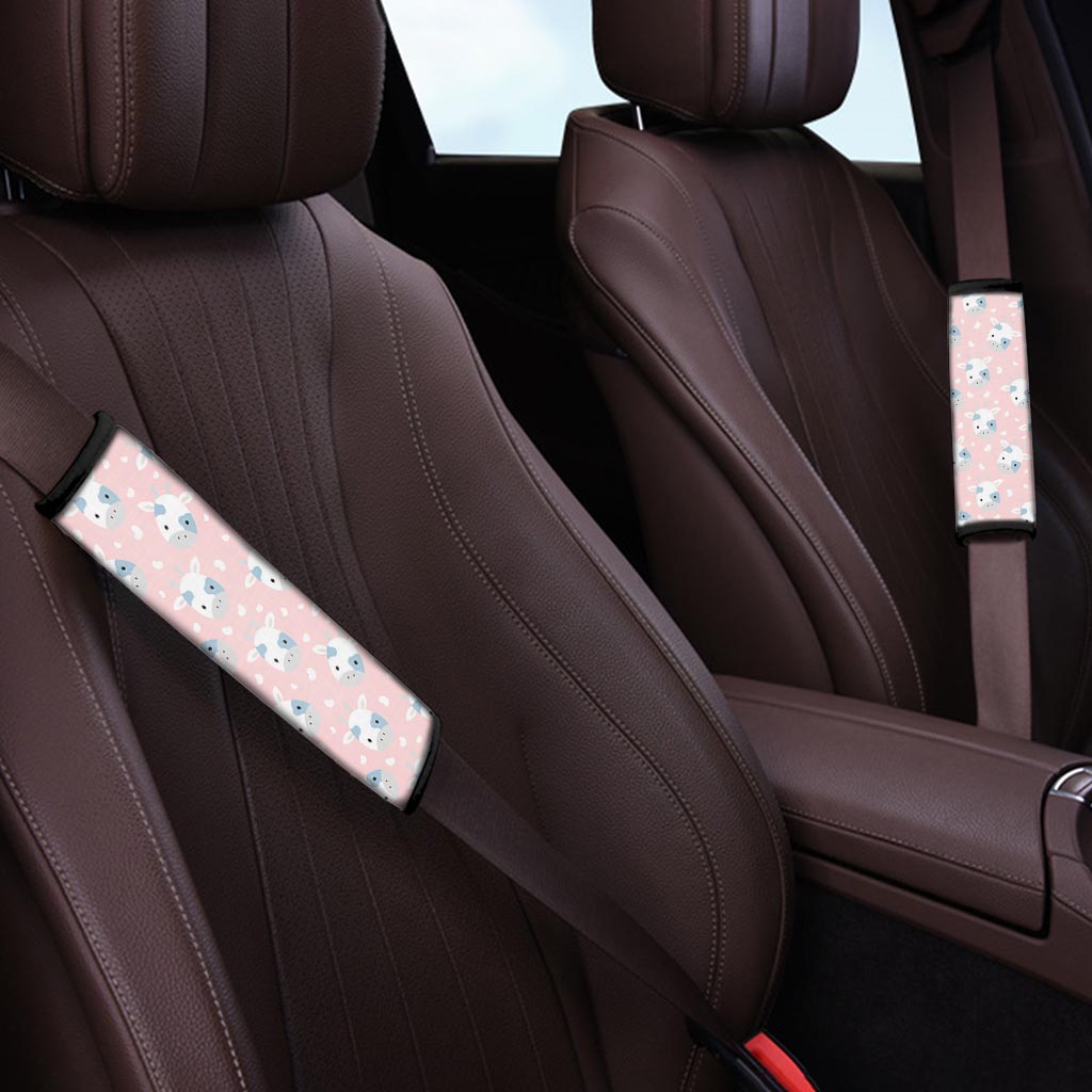 Cartoon Cow Print Seat Belt Cover-grizzshop