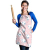 Cartoon Cow Print Women's Apron-grizzshop