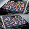 Cartoon Dino Dinosaur Pattern Print Car Sun Shade-grizzshop