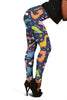 Cartoon Dino Dinosaur Pattern Print Women Leggings-grizzshop