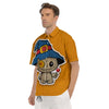 Cartoon Doll Voodoo Print Men's Short Sleeve Shirts-grizzshop