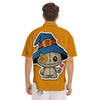 Cartoon Doll Voodoo Print Men's Short Sleeve Shirts-grizzshop