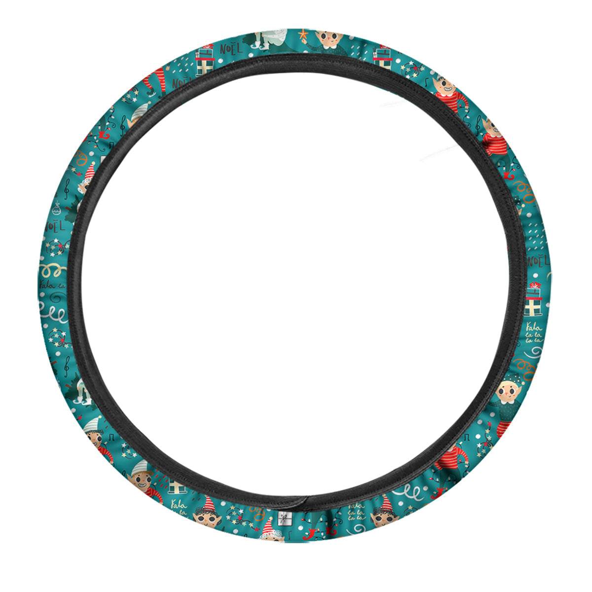 Cartoon Elf Print Pattern Car Steering Wheel Cover-grizzshop