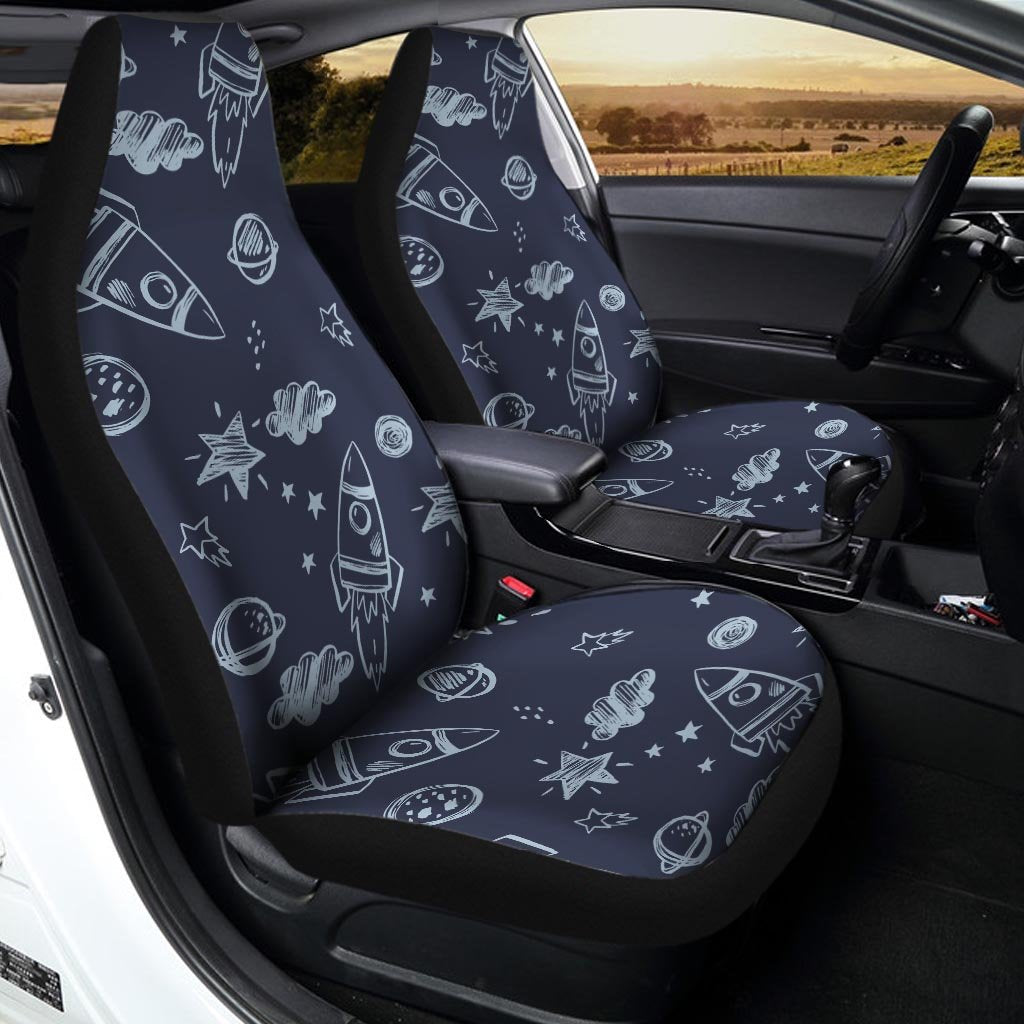 Cartoon Galaxy Space Car Seat Covers-grizzshop