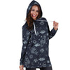 Cartoon Galaxy Space Hoodie Dress-grizzshop