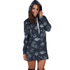 Cartoon Galaxy Space Hoodie Dress-grizzshop