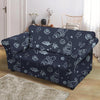 Cartoon Galaxy Space Loveseat Cover-grizzshop