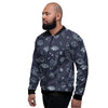 Cartoon Galaxy Space Men's Bomber Jacket-grizzshop