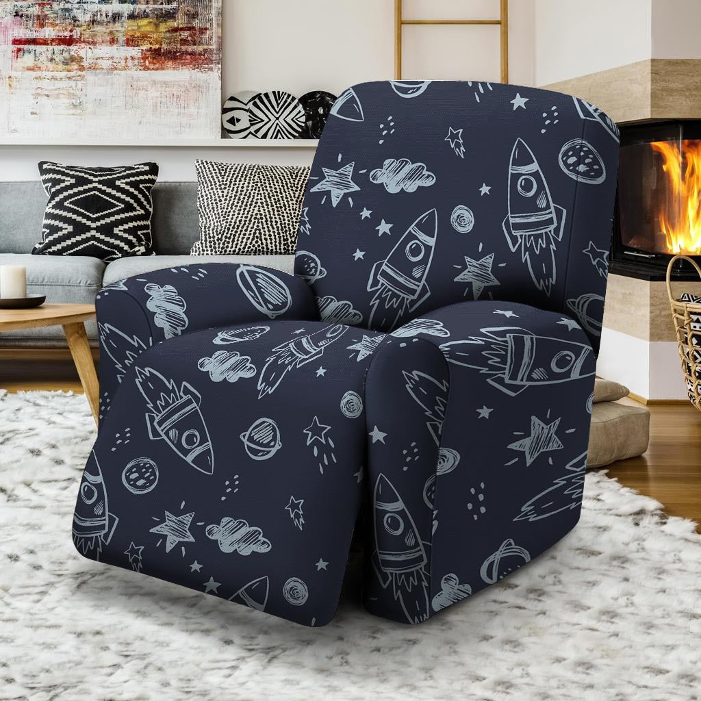 Cartoon Galaxy Space Recliner Cover-grizzshop