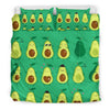 Load image into Gallery viewer, Cartoon Green Avocado Pattern Print Duvet Cover Bedding Set-grizzshop
