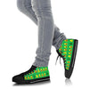 Cartoon Green Avocado Patttern Print Men Women's High Top Shoes-grizzshop