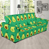 Cartoon Green Avocado Patttern Print Sofa Covers-grizzshop