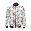 Cartoon Jellyfish Pattern Print Men's Bomber Jacket-grizzshop