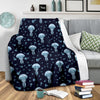 Cartoon Jellyfish Print Pattern Blanket-grizzshop