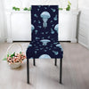 Cartoon Jellyfish Print Pattern Chair Cover-grizzshop