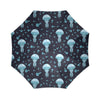 Cartoon Jellyfish Print Pattern Foldable Umbrella-grizzshop