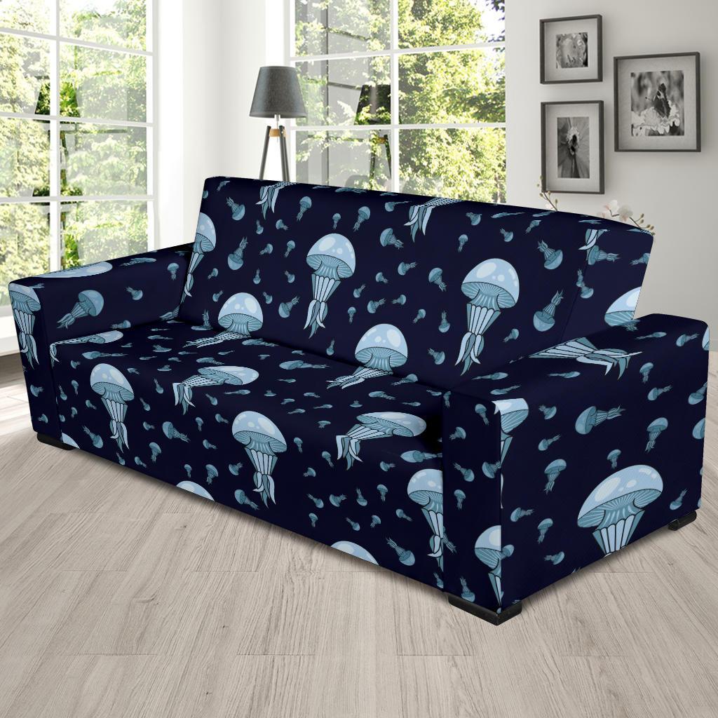 Cartoon Jellyfish Print Pattern Sofa Covers-grizzshop