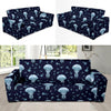 Cartoon Jellyfish Print Pattern Sofa Covers-grizzshop