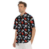 Cartoon Magic Show Print Pattern Men's Short Sleeve Shirts-grizzshop