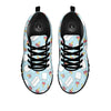 Cartoon Milk Bottle Print Pattern Black Sneaker-grizzshop